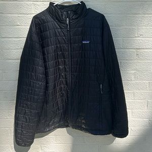 Patagonia Nano Puff Jacket Mens XL Black PrimaLoft Insulated Coat